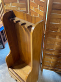 Wooden Gun Rack with Drawer