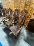 Dining Set: Table, 2 Leaves, 8 Chairs***HEAVY ITEM***READ DETAILS ON PICK UP POLICY***