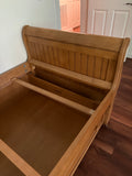 Ethan Allen Twin Bed with Pull Out Drawer, Comes with Rails and Slats***HEAVY ITEM***READ DETAILS ON PICK UP POLICY***