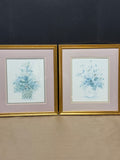 Pair of Bouquet Prints by Bertrand; Signed & Numbered