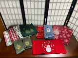 Christmas Towel Lot, 12 pc