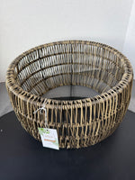 House & Garden Vietnam Open Loop Rattan Round Basket