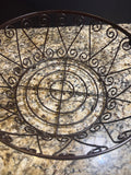 Metal Scrolled Fruit Basket