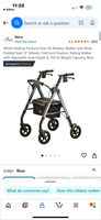 Slate Blue Nova Star 8 DX Medical Star Rollator