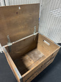 Budweiser Vintage Wooden Lidded Beer Crate