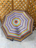 Multi Colored Compact Umbrella