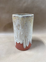 Glazed Terra Cotta Style Utensil Crock