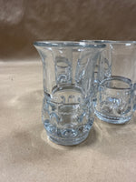 4 Tiffin-Franciscan Kings Crown Thumbprint Juice Glasses // 2 Sets Available // *** PRICED INDIVIDUALLY ****