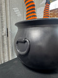 Witches Brew: Large Cauldron with Faux Apples & Witch Feet