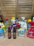 Lot of Cleaners - THESE ARE PREOWNED / MOST ARE 1/2 FULL TO FULL (I)