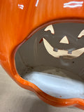 Ceramic Pumpkin Candle Holder // 2 Available // PRICED INDIVIDUALLY