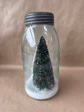 Christmas Trees In Mason Jar