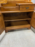 Vermont of Winooski Dry Sink, on Casters, with Removable Copper Tray