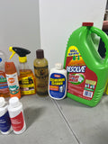 Cleaning Lot X, Most bottles at least half full
