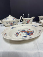(C) 7-Piece Wedgwood Williamsburg Potpourri China Serving Set