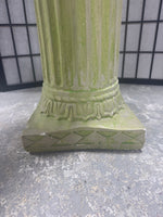 Plaster Column Plant Stand