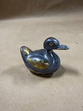 Pewter And Brass Duck Trinket Dish