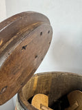 Hand Crank Vintage Wooden Butter Churn Barrel