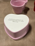 Set Of 4 Valentines Day Heart Ramkins // 2 Sets Available // PRICED INDIVIDUALLY