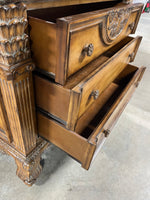 Vanguard Furniture Carved Three Drawer Dresser ***HEAVY ITEM***