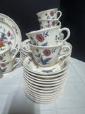 (A) 75-Piece Wedgwood Williamsburg Potpourri China Set