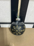 5 pc Black/Silver/Gold Ornaments, Lot E