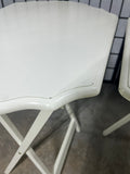 Pair of Off White Folding TV Trays, No stand