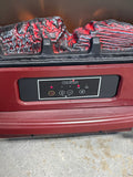 A- Dura Flame Electric Fireplace w/Remote