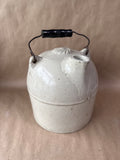 Stoneware XXX Whiskey Moonshine Jug - F.H. Weeks Akron Ohio