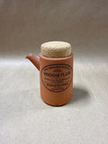 Henry Watson Pottery Vinegar Flask With Cork Lid