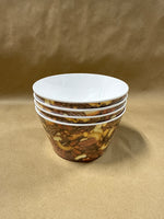 (A) Hutzler Peanut Melamine Bowl — Set Of 4