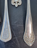 24-Piece Mermod Jaccard & King Co. Sterling Silver Monogrammed Flatware