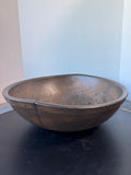 Dick Behrends & Friends XL Primitive Vintage Wooden Bread Bowl