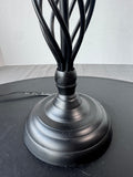 Black Metal Twist Table Lamp (WORKS)
