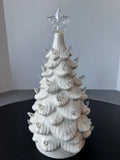 White Ceramic Christmas Tree AS IS (DOES NOT LIGHT UP)