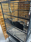Bird Cage (C) with Sturdy Stand on Casters