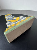 Italian Style Crackled Heavyweight Vintage Ceramic Wall Shelf