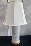 Blanc de Chine Vintage Cherry Blossom Lamp (WORKS)