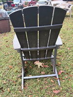 Grey Weather Resident Poly Board Adirondack Chair (4 Available - Priced Individually at $150 Each)