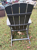 Grey Weather Resident Poly Board Adirondack Chair (4 Available - Priced Individually at $150 Each)