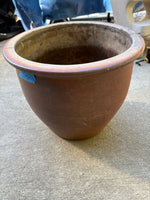 Brown Glazed Pottery Planter