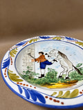 Italian Horse Shoeing A Man Upside Down World - Decorative Bowl