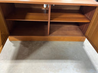 Sejling Skabe Danish Mid Century Modern Two Piece Console with Hutch ***HEAVY ITEM***
