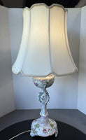 Carl Thieme Style Apollo Duplex Converted Oil Lamp (WORKS) AS IS (READ DESCRIPTION CAREFULLY)