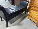 Fsaux Leather/Vinyl  Storage Bench