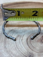 Silver Tone Leaf Bracelet