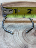 Silver Tone Leaf Bracelet