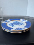 3-Piece Leopard Lazuli by Lynn Chase Salad Plates (C)