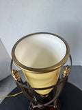 Neoclassical Style Vintage Torchiere Hurricane Table Lamp (WORKS)