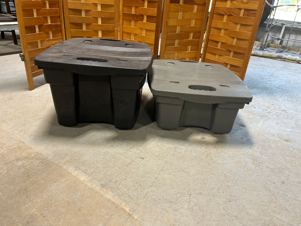Euro United Plastic Storage Bins, Set of 2